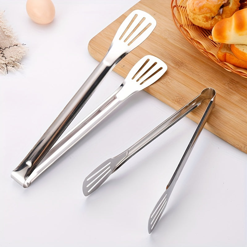 Stainless Steel Hot Pot Tongs, Single Food Clip for Barbecue Meal Preparation, Tabletop Hot Pot Serving and Outdoor Cooking Supplies for Home Cooks