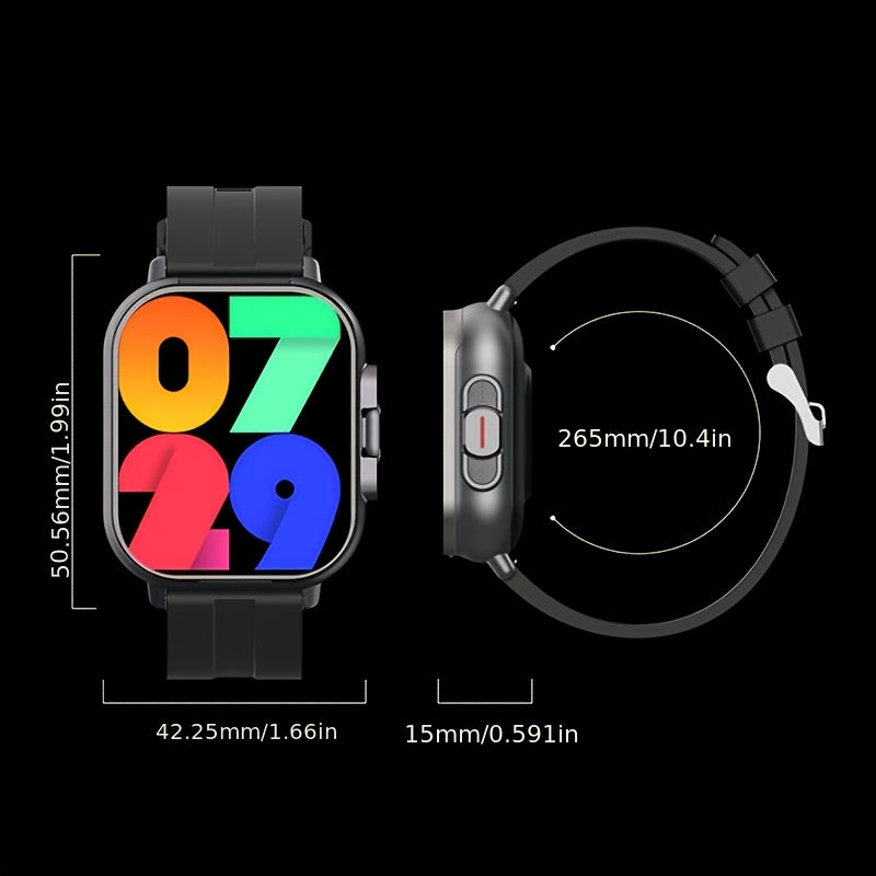 2-in-1 Smartwatch and Wireless Earbuds for Men with Music Control, Sports Modes and Activity Insights, Black or Silvery Watch and Steel Strap Options