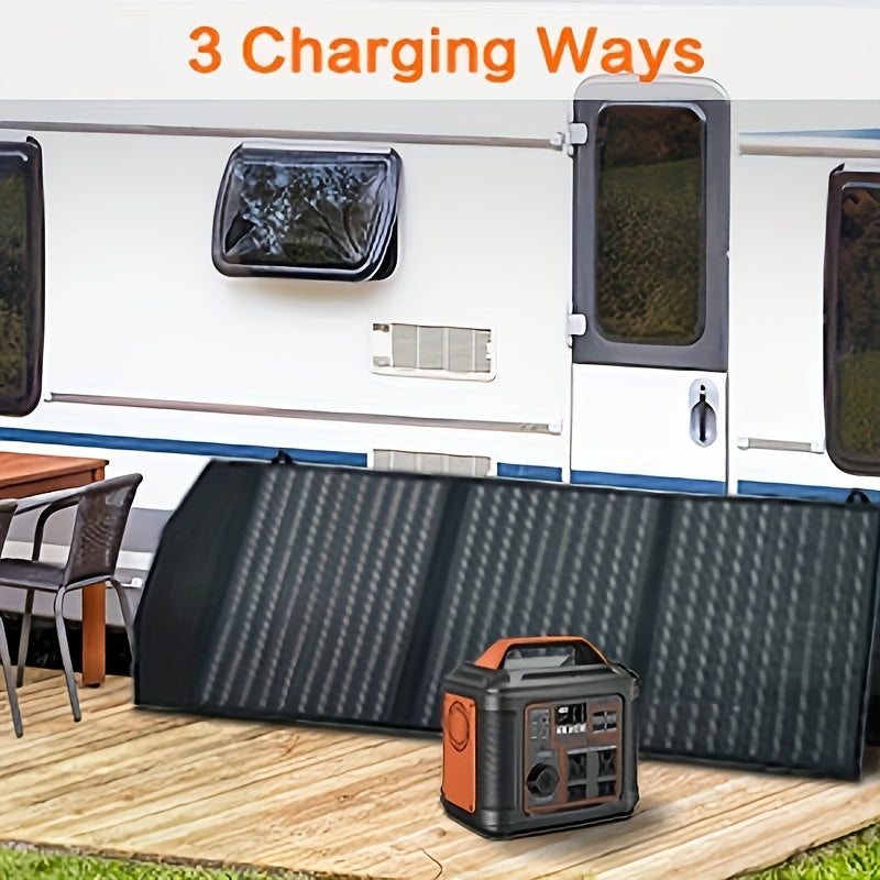 Portable Power Station 300W by SBAOH with Listed 296Wh Lithium-Ion Battery, 100W PD and Digital Display in Orange or Blue with Optional Solar Panel Package