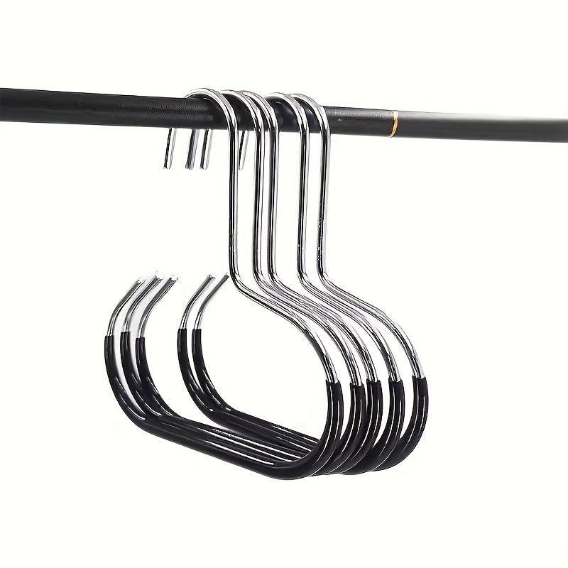 Wardrobe Hat Storage Hanger with Listed Eight-Hat Capacity, Hanging Baseball Cap Organizer for Home Closets and Dorm Rooms in Black or 1pair-white Options