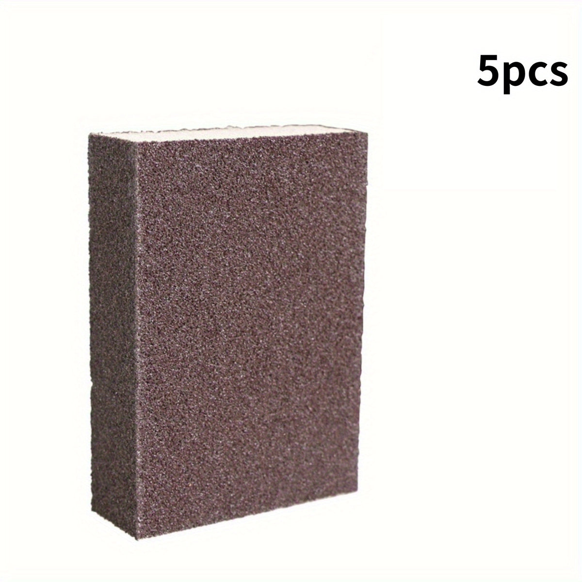 Emery Scouring Sponge Set of 5 for Manual Kitchen Scrubbing, Abrasive Cleaning Pads for Compatible Cookware Surfaces and Targeted Stain, Rust or Scale Cleanup