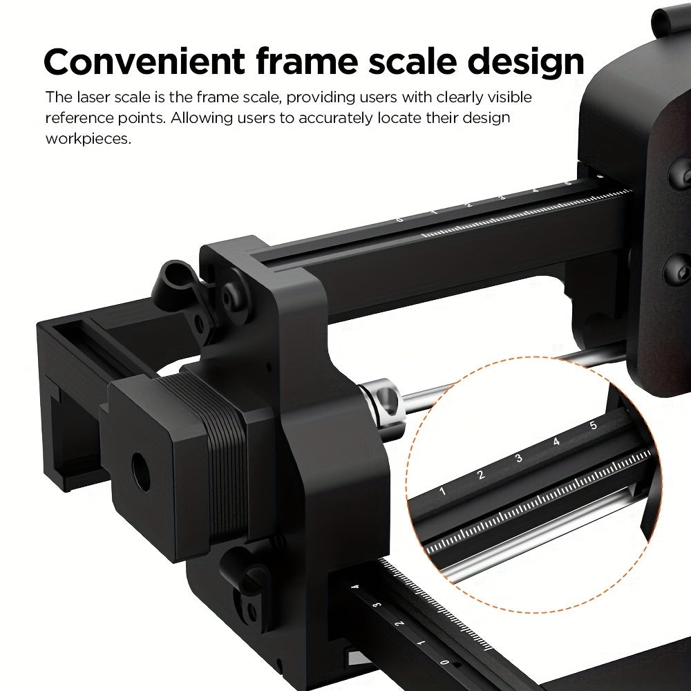 Compact Laser Engraver ACMER S1 with 2.5W Diode Output, LightBurn and LaserGRBL Software Support for Compatible Wood Crafts and Personalized Gift Projects