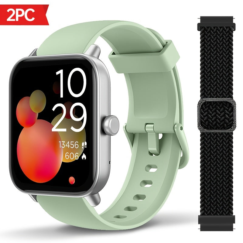 Sports Tracking Smartwatch by FAWEIO for Men and Women, 1.8-Inch Display with Call Answering and Making, 100+ Sports Modes and Pedometer for iPhone and Android
