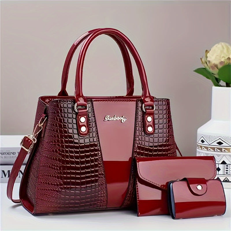 Women's Fashion Tote Bag for Fall and Winter, Large Everyday Handbag with Coffee Brown, Khaki, Yellowish-Brown and Golden Color Options