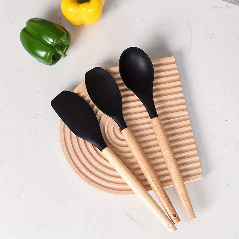 Silicone Cooking Utensil Set, 37 or 44-Piece Kitchen Tool Options in Five Colors for Beginner Cooks, Everyday Meal Preparation and Housewarming Gifts