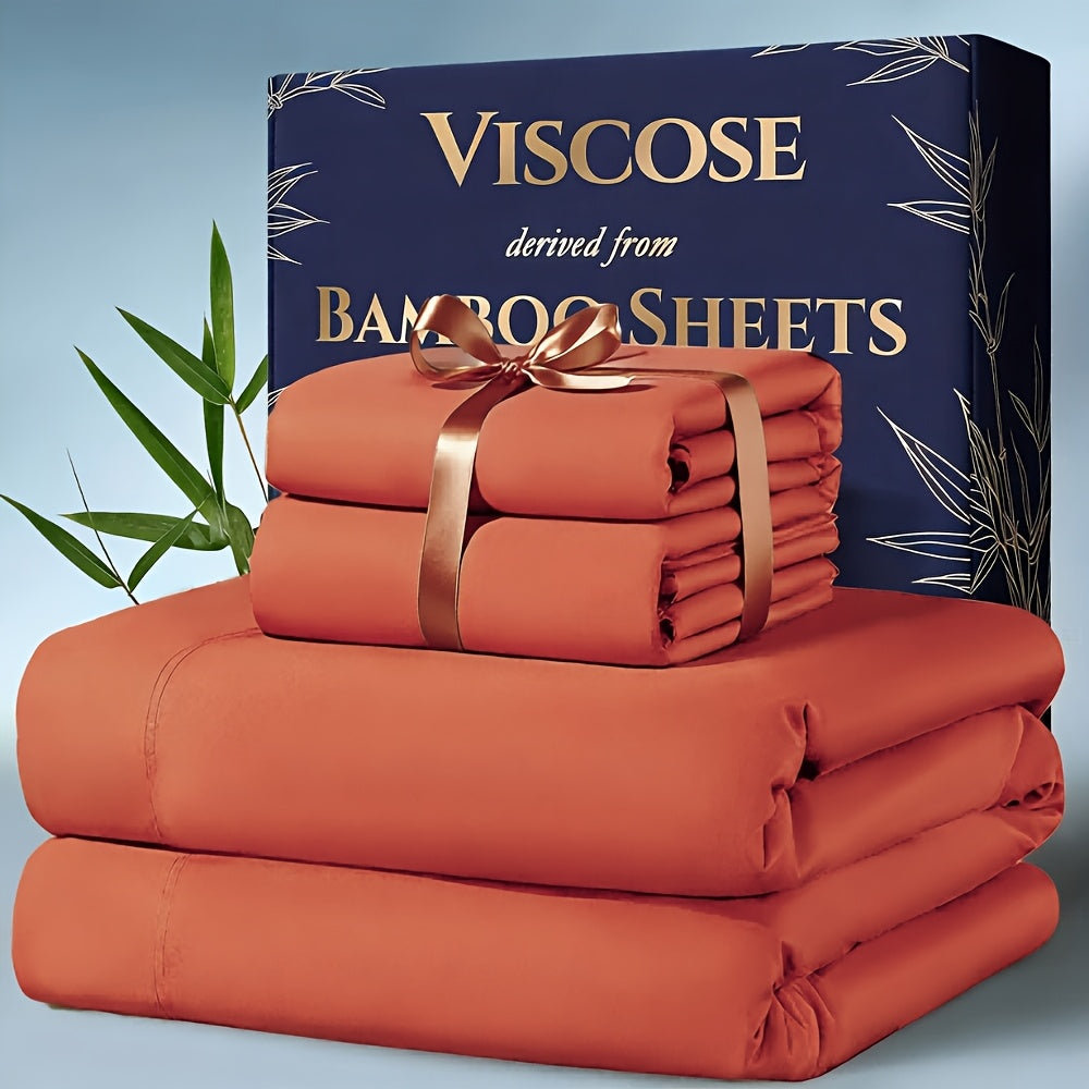 Three or Four Piece Bedding Sheet Set with Listed Extra Deep Pockets, Twelve Color Options and Twin, Full, Queen or King Sizes for Bedrooms and Guest Rooms