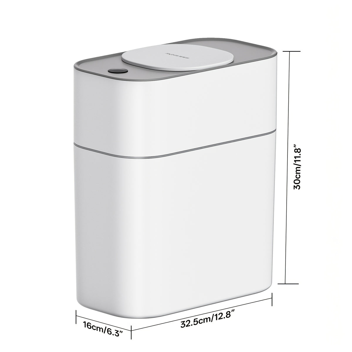 Motion Sensor Trash Can with Automatic Touchless Lid, Listed 4-Gallon Bin with Small Lid or Large Lid Options for Kitchen, Bathroom, Bedroom and Office