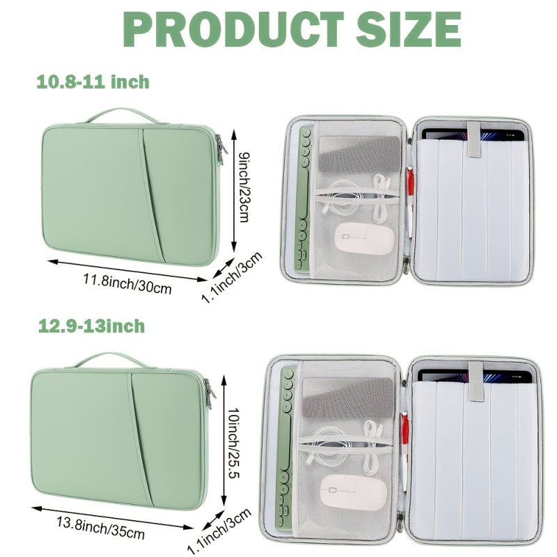 Pink Laptop Sleeve with 14-Inch or 16-Inch Size Labels, Portable Computer Carrying Cover for Compatible Devices, Office Commuting and Business Travel