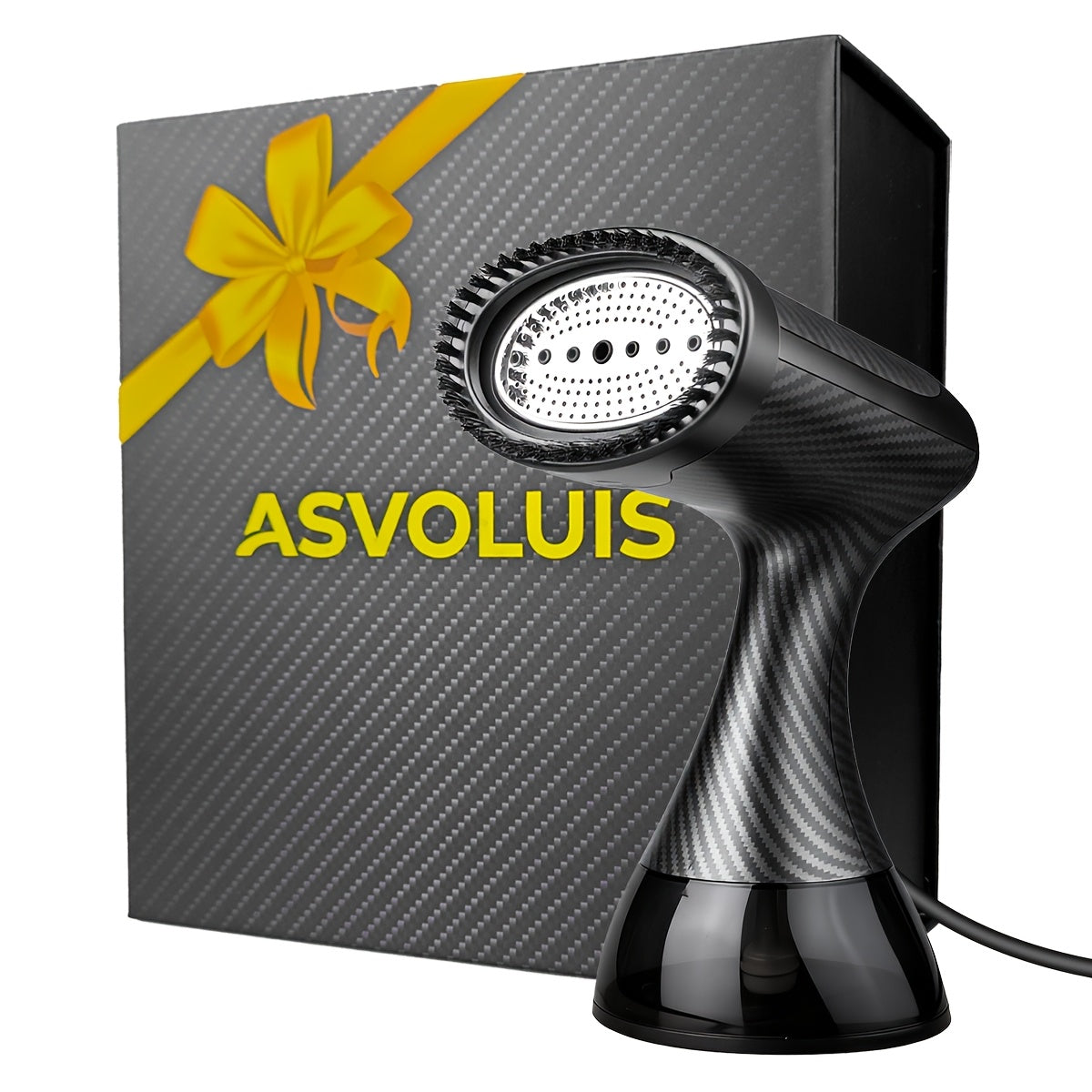 ASVOLUIS Handheld Garment Steamer for Clothing Care, Portable Steam Appliance in Seven Style Options with Select Brush and Gift Box Packages