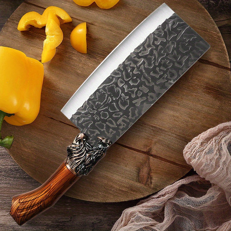 Kitchen Chef Knife Set for Everyday Food Preparation, Listed 5Cr15MoV Steel Blades with PP Handles in Black 3- or 6-Piece and Brown 7-Piece Options