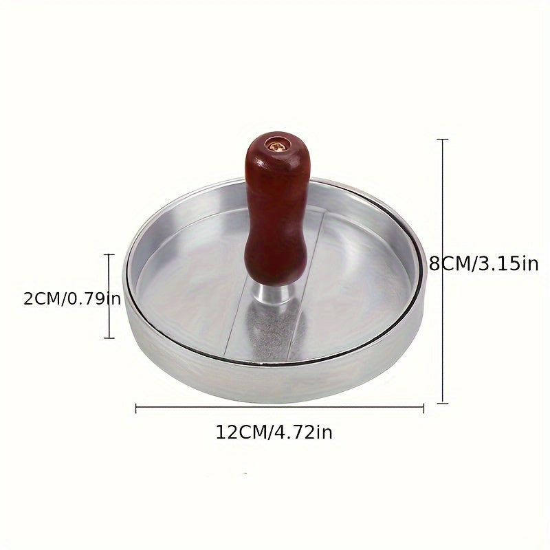 Burger Patty Press Set for Homemade Beef, Cheese and Vegetable Burgers, Two-Piece Selection for Kitchen Meal Prep and Backyard BBQ Patty Shaping