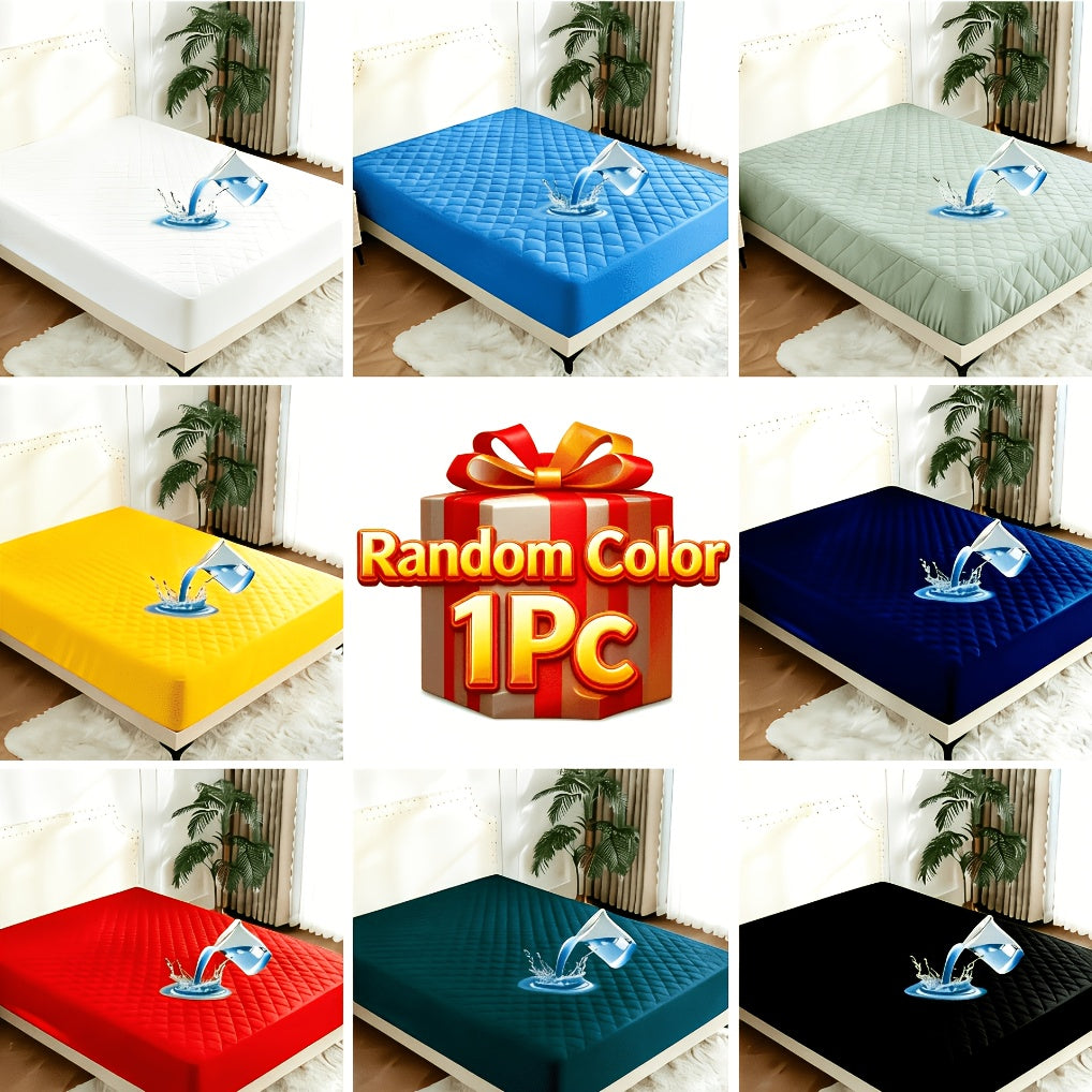 Filled Mattress Topper with Mesh Structure and Listed 1200 GSM, Twin, Full, Queen or King Bedding Layer with Standard, Upgraded and Random Color Options