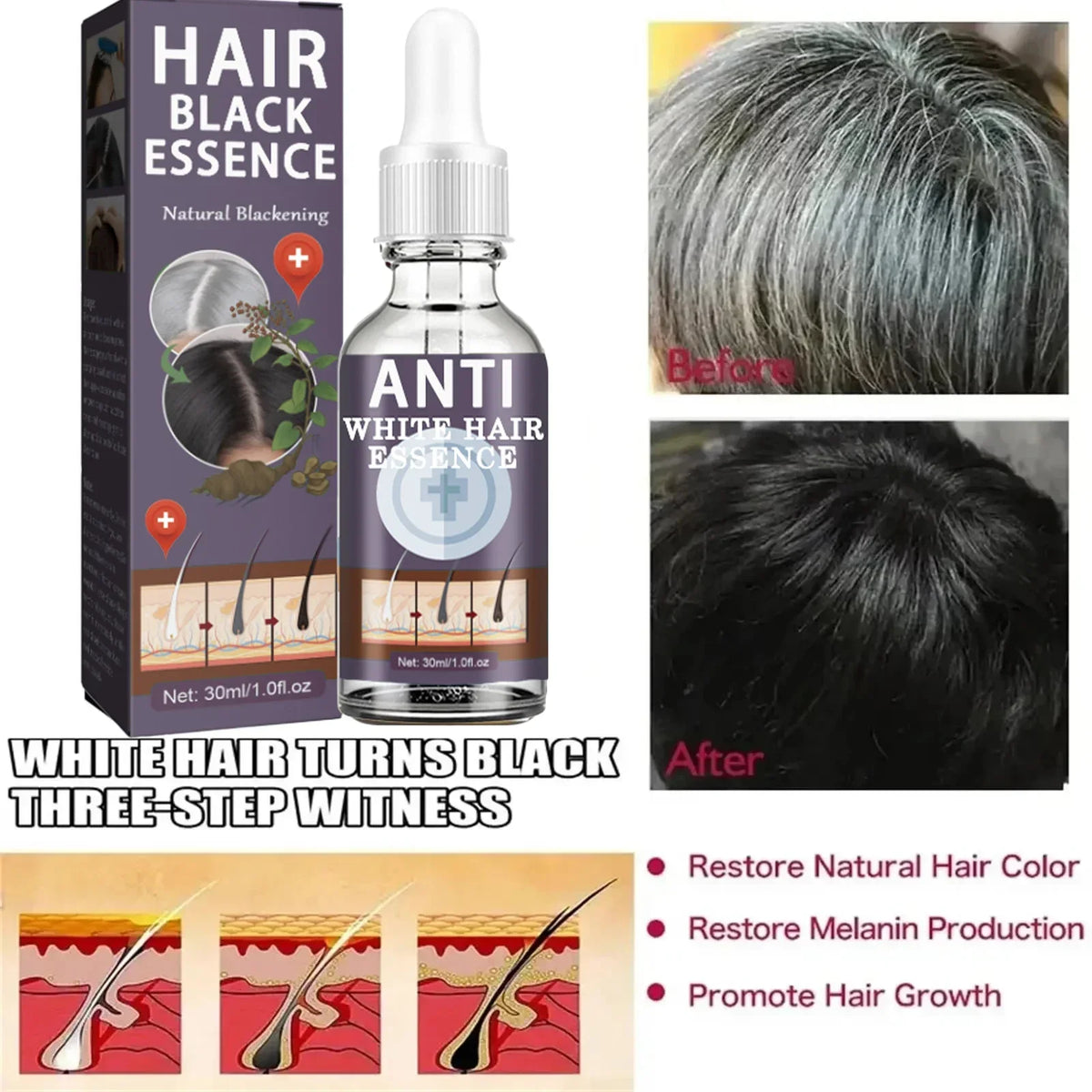 Hair Tonic Liquid for Adult Hair Care Routines, Listed Unscented Formula with Single-Item and Multipack Selections for At-Home Grooming
