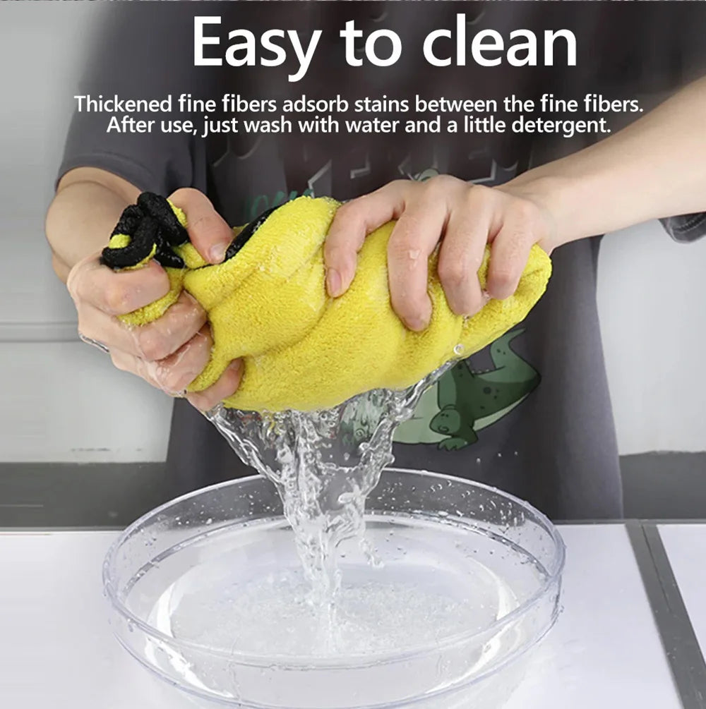 Car Detailing Microfiber Towels in Yellow, Soft Absorbent Polyester Cleaning Cloths with T054 and T056 Options in 1, 3 or 5 Pieces for Vehicle and Window Care