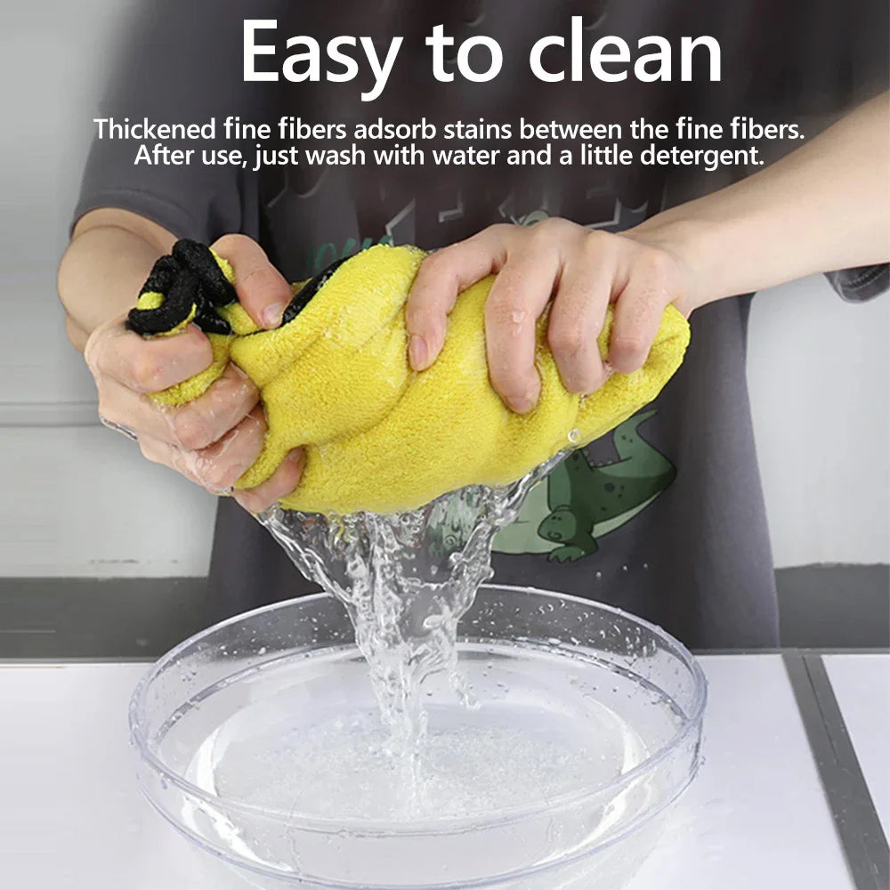 Car Detailing Microfiber Towels in Yellow, Soft Absorbent Polyester Cleaning Cloths with T054 and T056 Options in 1, 3 or 5 Pieces for Vehicle and Window Care
