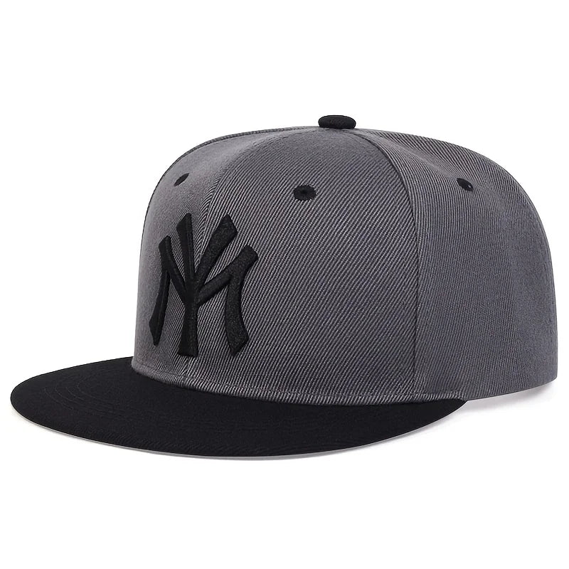 Letter Embroidered Baseball Cap in Polyester, Unisex Adjustable Casual Hat in Four Color Options for Streetwear, Weekend Outings and Everyday Outdoor Style