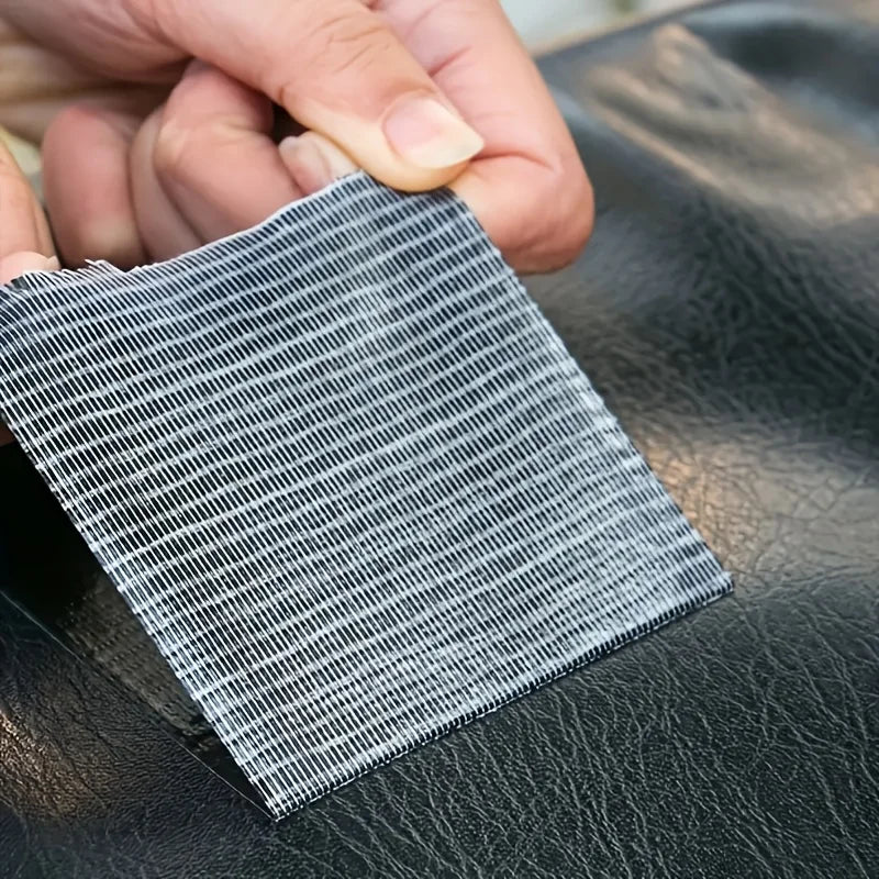 Black Leather Repair Tape with Self-Adhesive Backing and Listed 5m Length, Surface Patching Strip for Compatible Furniture Seats with Cracks and Worn Areas