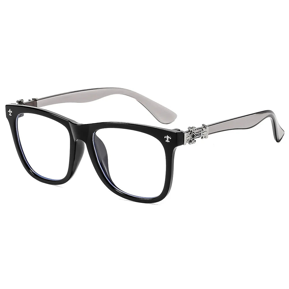 Square Eyeglass Frames for Women and Men with Vintage-Inspired Styling, Seven Coded Fashion Eyewear Options for Everyday Wardrobe and Outfit Coordination