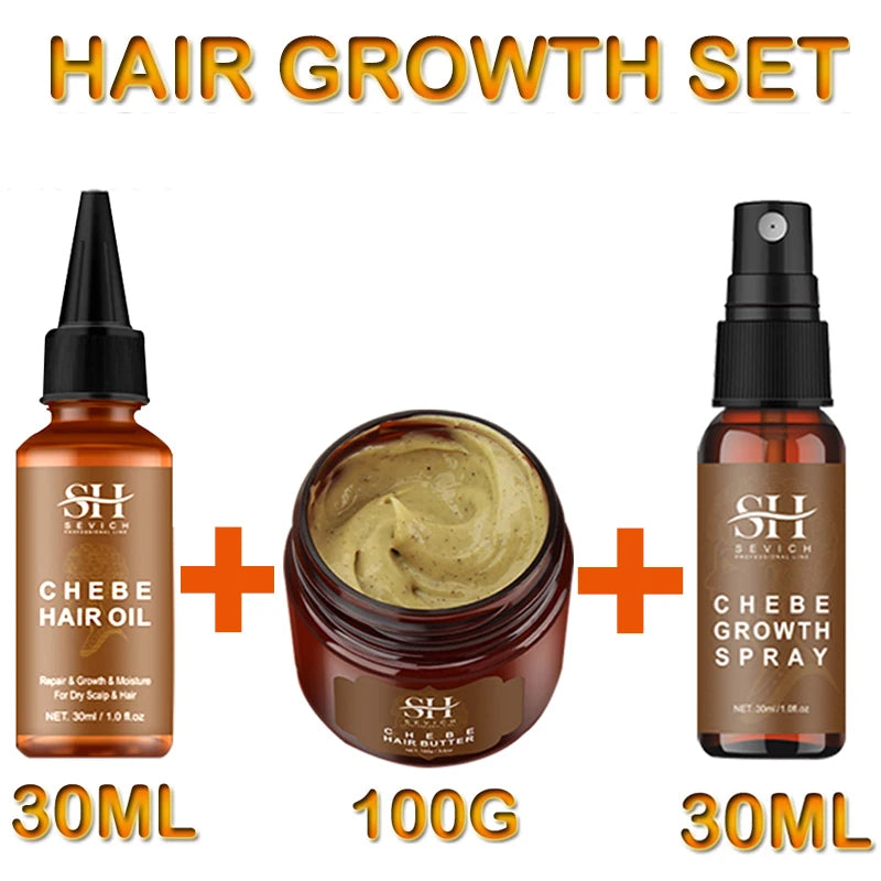 Chebe Hair Care Products with Oil, Spray, Powder-Labeled and Hair Mask Options, 10ml or 30ml Spray and 100g Mask Selections for Cosmetic Hair Routines