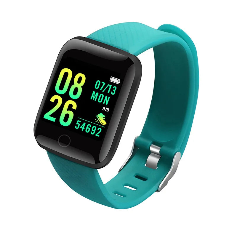 Y68 and 116Plus Fitness Smart Watch with Silicone Wristband, Circular Touch-Button Control and App Setup, Everyday Activity Tracking and Message Reminder References