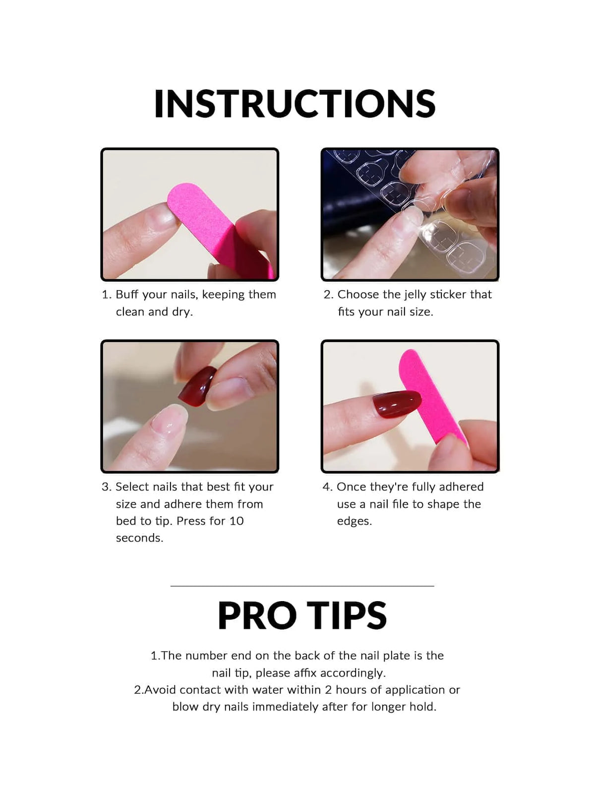Glossy Fake Toenails with Listed 48-Piece Full-Cover Design, French-Inspired Nail Styling in Nine Color Options for Women's At-Home Pedicure and Vacation Looks