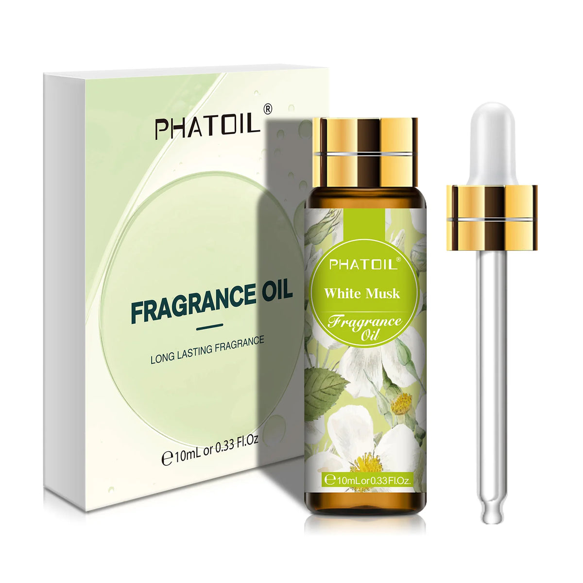 Fruit Fragrance Oil by PHATOIL, 10ml Single Scent Selection Including Strawberry, Peach, Mango, Coconut Vanilla and Fresh Linen for Home Fragrance
