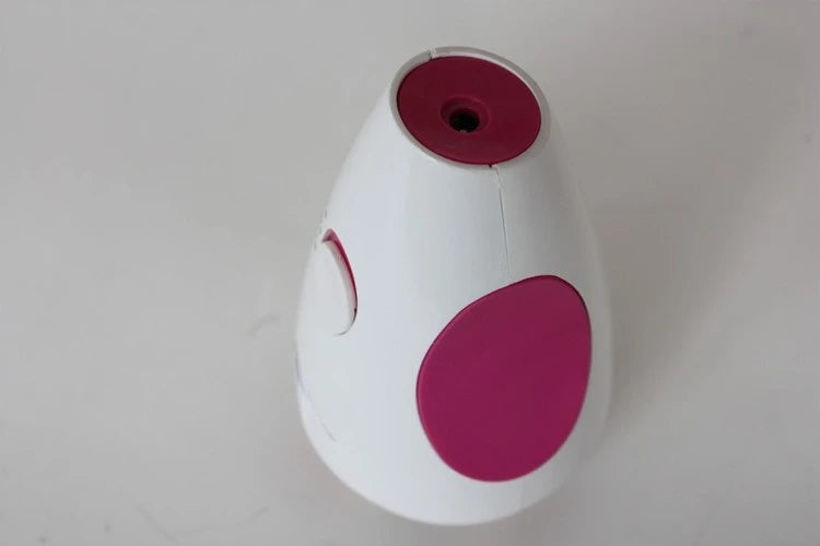 Electric Roller Body Massager in White with 3D Kneading Wheel Design, ABS and Silicone Construction for Adult At-Home Personal Care Routines