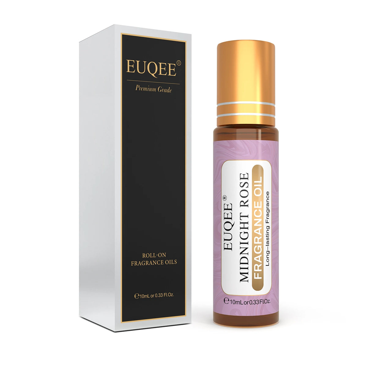 EUQEE Fragrance Oil 10ml with Gift Box, Single Scent Bottle in 36 Options Including Clean Cotton, White Musk, Strawberry, Mango and Coconut Vanilla