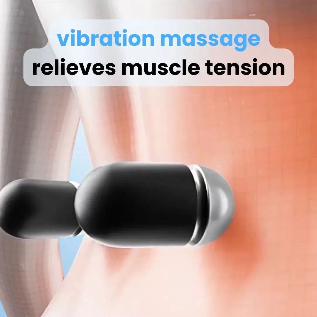 Heated Lumbar Massager with Vibration and Curved Back Support, 3-in-1 Electric Waist Pillow for Instruction-Guided Adult Home Relaxation Routines