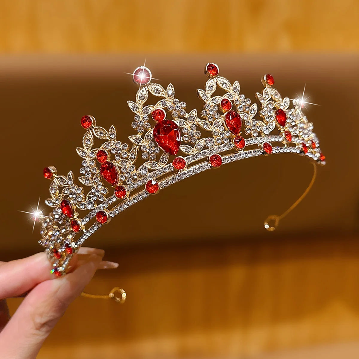 Birthday Crown Headband, Single-Piece Large Crown Hair Accessory with Eleven Style Options for Party Outfits, Celebration Photos and Stage Performances