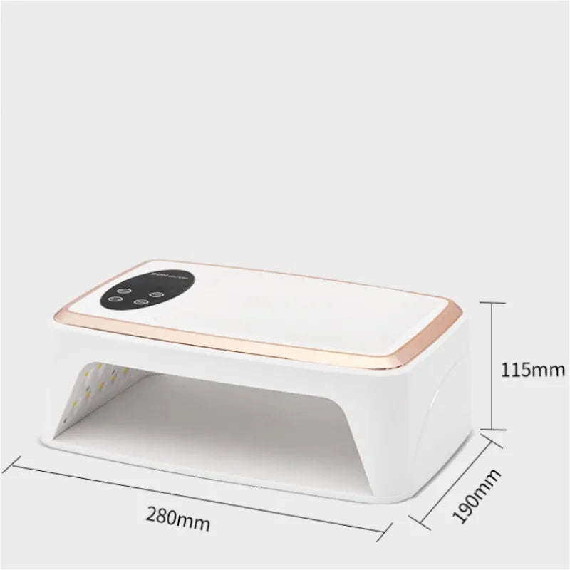 Motion Sensor UV LED Nail Lamp MATE60 with 90 Light Beads, Gel Curing Device for Home Manicure and Pedicure with US, UK, AU or EU Plug Options