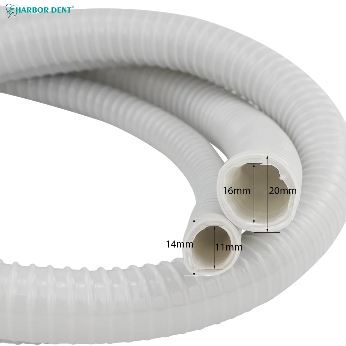 Dental Suction Tubing for Chair Unit Equipment, Strong or Weak Suction Set Labels and Separate 2m Hose Options for Professional Compatibility Review