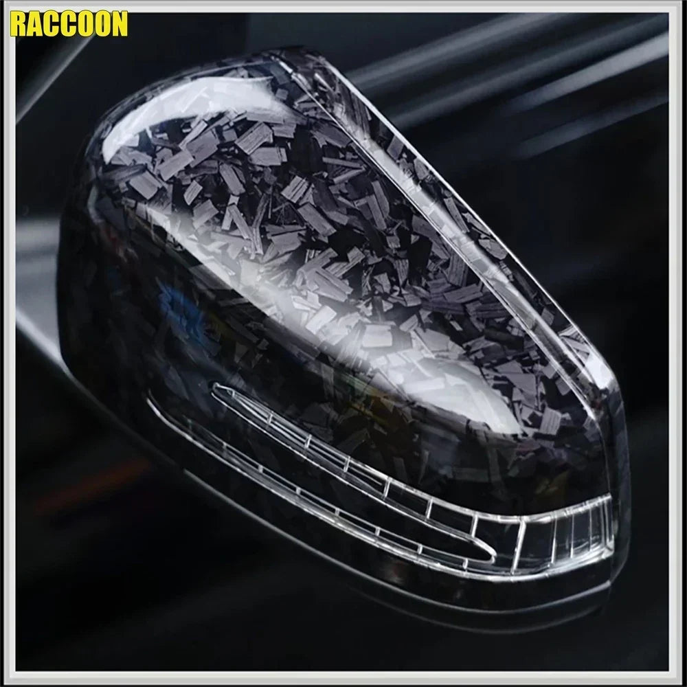Forged Carbon Look Vinyl Wrap, Glossy Black Flexible PVC Decorative Film with Listed Air Release Channels and Three Size Options for Vehicle Trim Styling