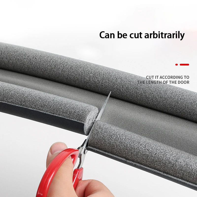 Flexible Door Bottom Sealing Strip in Grey, Black or White, Weatherstrip Guard for Compatible Door Gaps and Everyday Household Draft and Dust Management