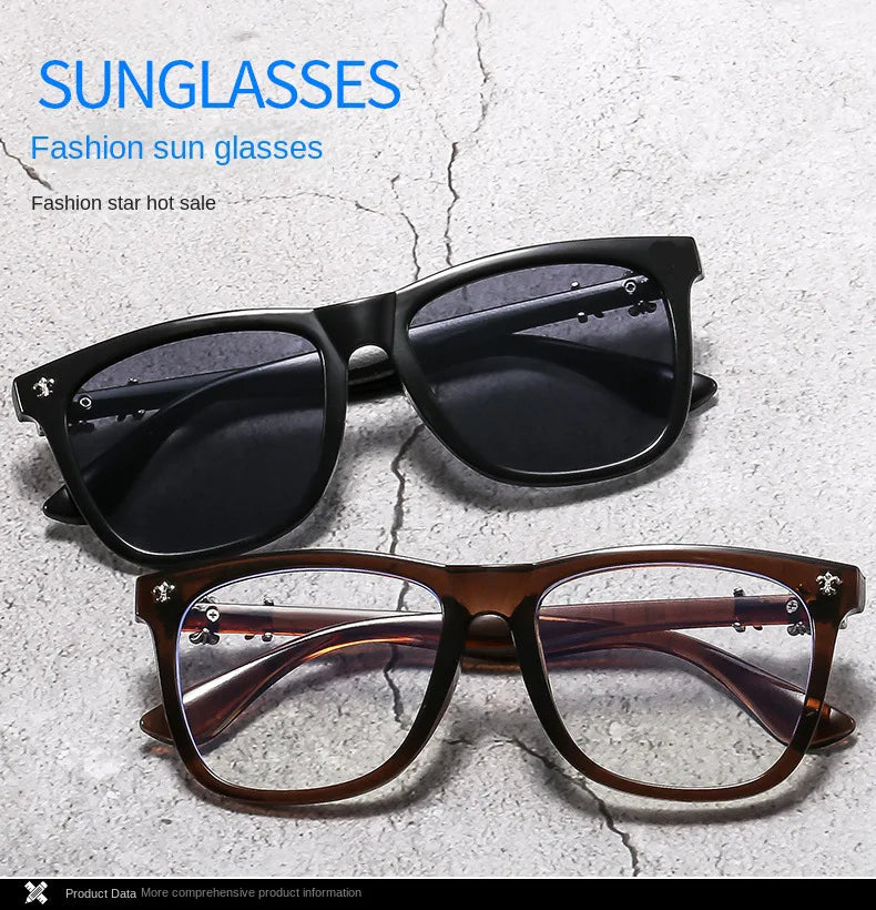 Square Eyeglass Frames for Women and Men with Vintage-Inspired Styling, Seven Coded Fashion Eyewear Options for Everyday Wardrobe and Outfit Coordination