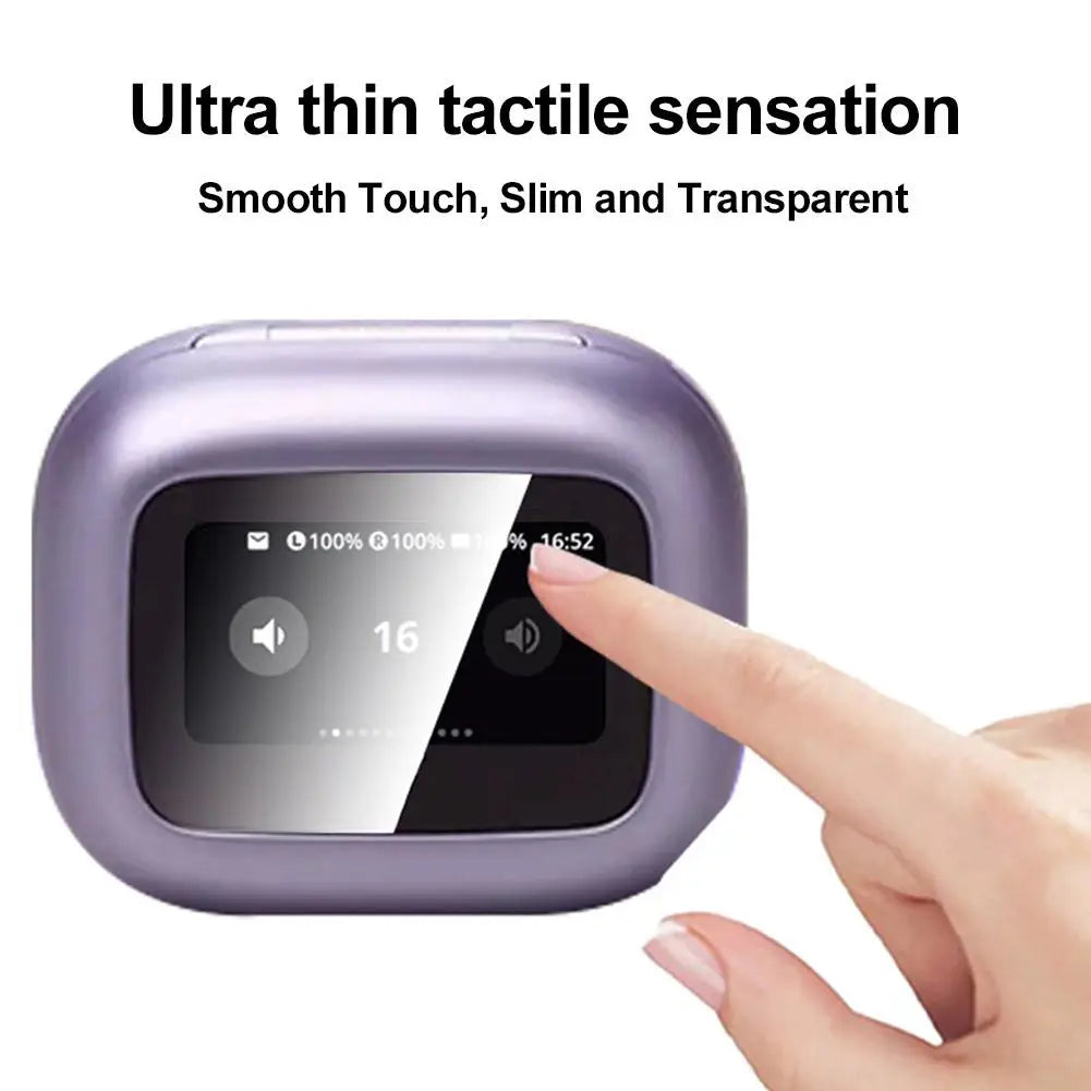 Screen Protector Film for JBL Live Beam 3 Charging Case LCD Display, Transparent Protective Layer with Listed 9H Hardness in Single or Three-Piece Options