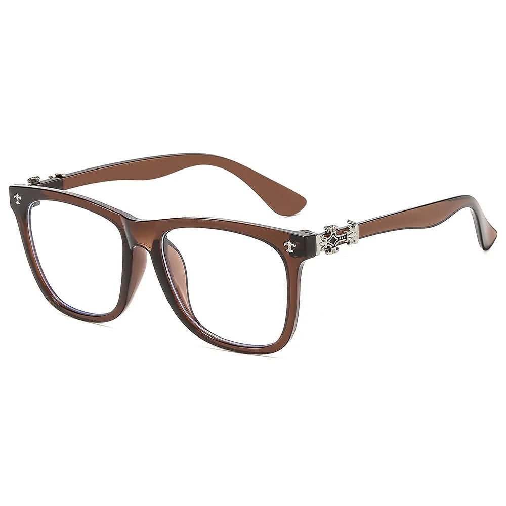 Square Eyeglass Frames for Women and Men with Vintage-Inspired Styling, Seven Coded Fashion Eyewear Options for Everyday Wardrobe and Outfit Coordination