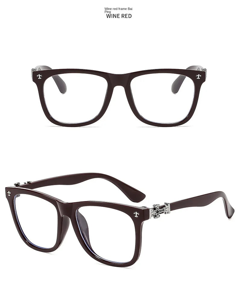Square Eyeglass Frames for Women and Men with Vintage-Inspired Styling, Seven Coded Fashion Eyewear Options for Everyday Wardrobe and Outfit Coordination