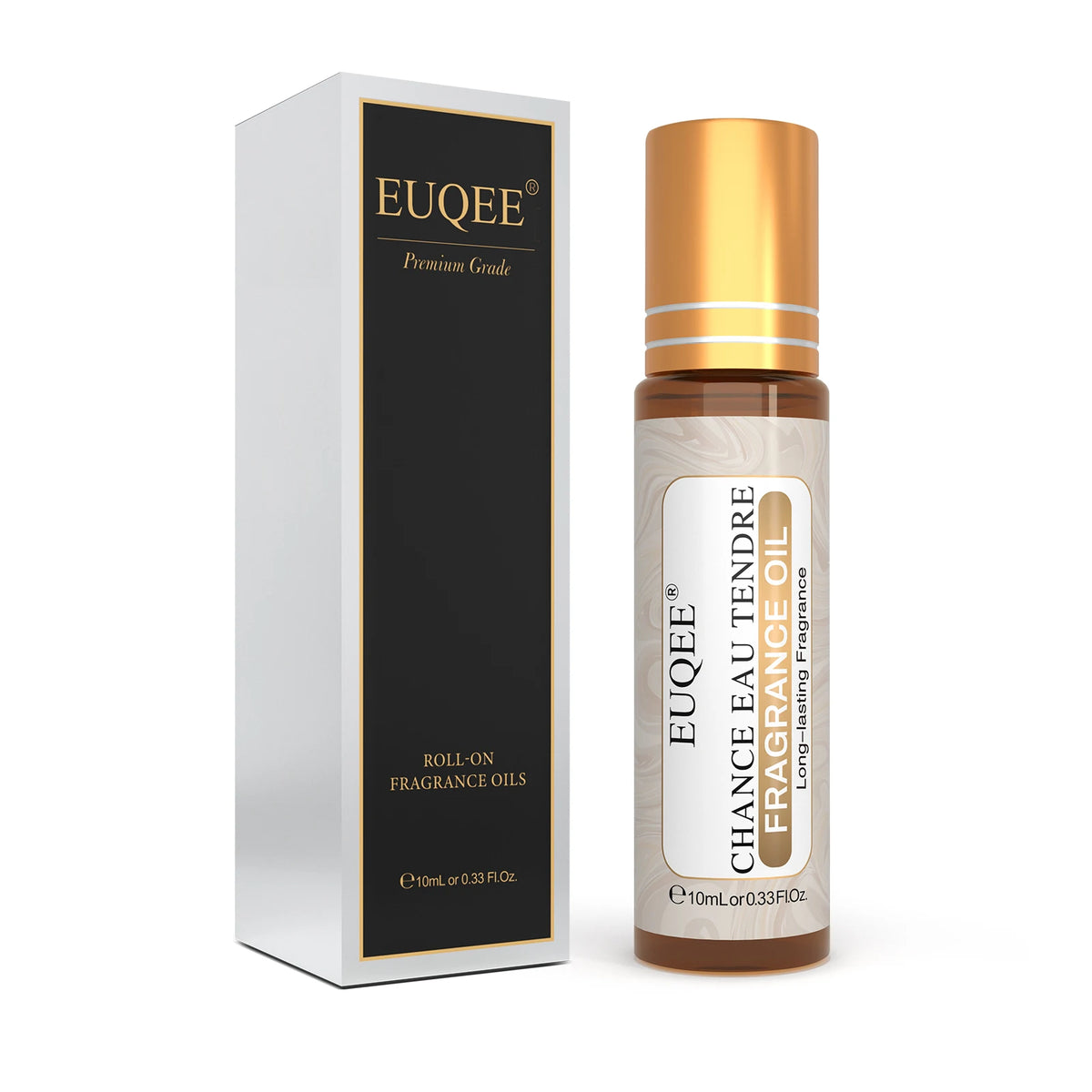 EUQEE Fragrance Oil 10ml with Gift Box, Single Scent Bottle in 36 Options Including Clean Cotton, White Musk, Strawberry, Mango and Coconut Vanilla