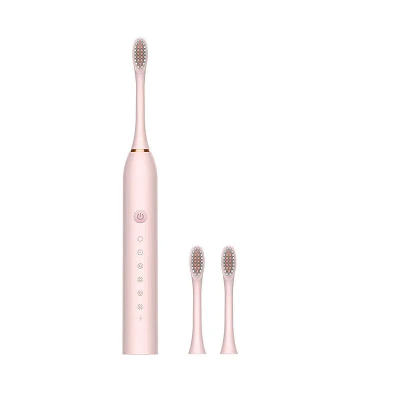 X3 Sonic Electric Toothbrush for Adults, USB Rechargeable Six-Mode Oral Care Brush with Two-Minute Brushing Cycle and 30-Second Zone Reminders