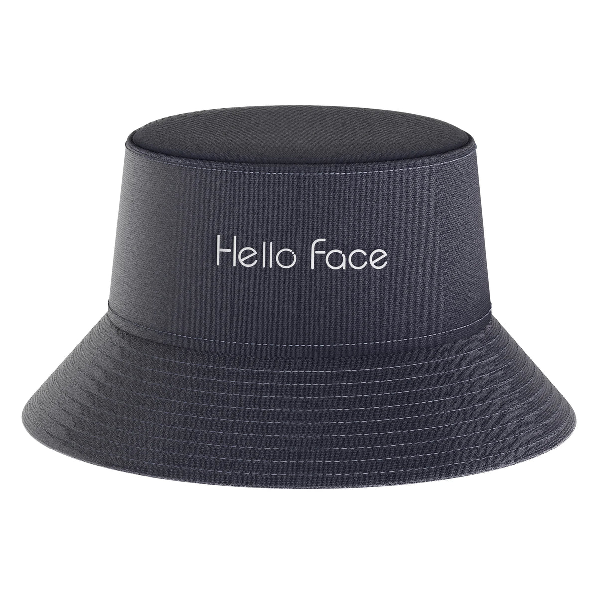 LED Scalp Care Bucket Hat Hello Face T100 with 336 Red and Near-Infrared LEDs, Three Light Modes and Separate With-Controller or Hat-Only Set Options