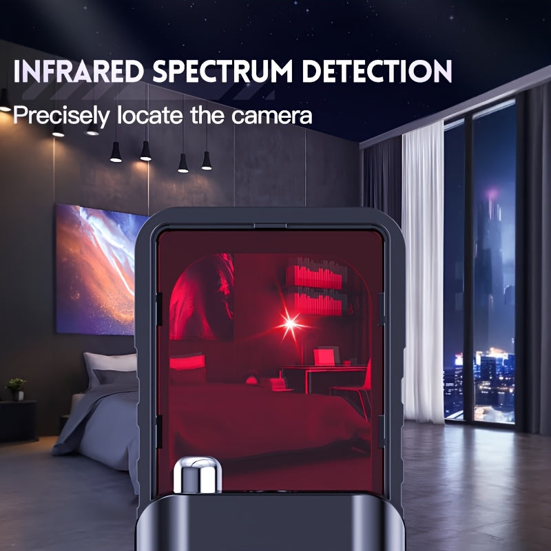 Camera Detector T17 for Hotel Rooms and Meeting Spaces, Smart Privacy Checking Device for Authorized Home and Car Inspections and Business Travel Routines