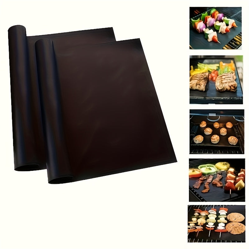 Nonstick Oven Mats 2-Pack with Listed Thick Heavy-Duty Design, Kitchen Liner Accessories for Compatible Ovens with Manufacturer-Approved Placement