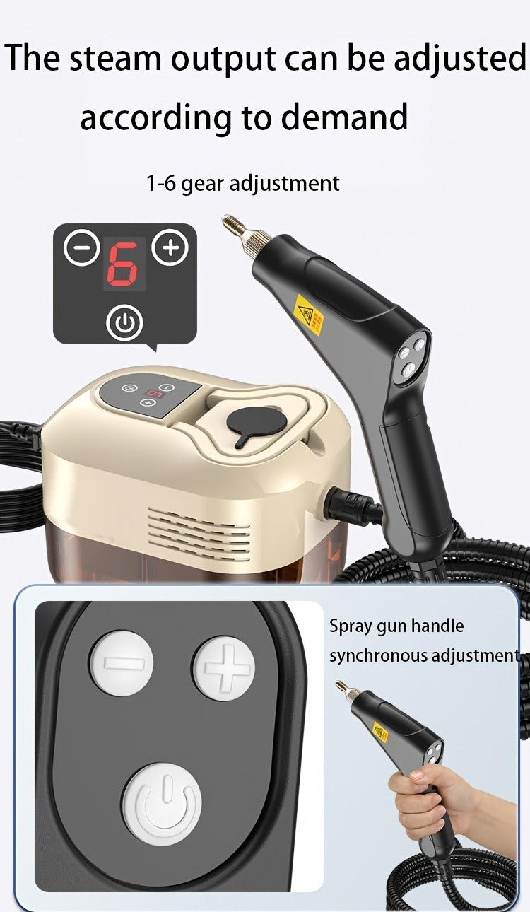 Portable Steam Cleaning Machine with Seven Named Model Options, Handheld Household Cleaner for Compatible Kitchen Surfaces, Sofa Fabrics and Carpet Care