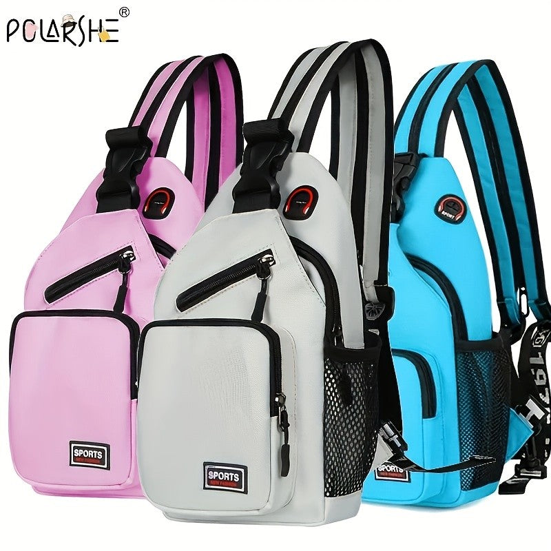 Adjustable Strap Crossbody Bag with Zipper Pockets, Blue Cat, Dark Blue, Pink or Blue Options for Everyday Essentials, Casual Errands and Travel Organization