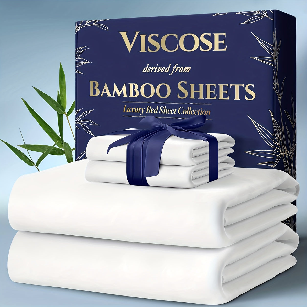 Three or Four Piece Bedding Sheet Set with Listed Extra Deep Pockets, Twelve Color Options and Twin, Full, Queen or King Sizes for Bedrooms and Guest Rooms