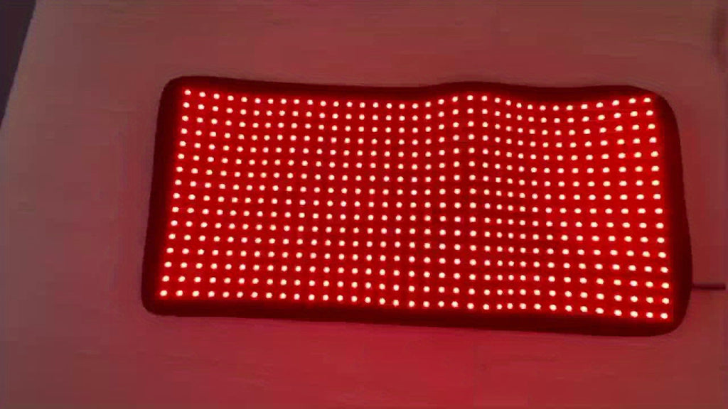 Red Light Therapy Mat, 31.5 x 11.8-Inch LED Pad with Listed 660nm Red and 850nm Near-Infrared Light for an At-Home Personal Care Routine