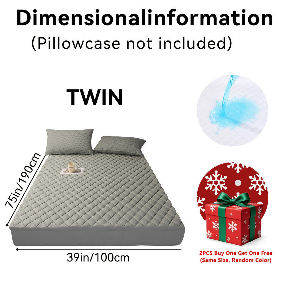 Mattress Protector 2-Pack with Selected Plus Random Color Pairing, Twin, Full, Queen and King Bed Cover Options for Home Bedrooms and Guest Room Bedding