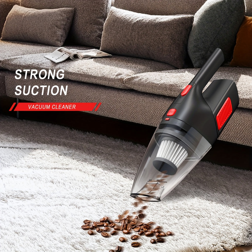 Handheld Car Vacuum Cleaner, 902 Wireless Black or Black Purple Model Options for Home and Office Spot Cleaning, Portable Vacuum for Everyday Cleanup