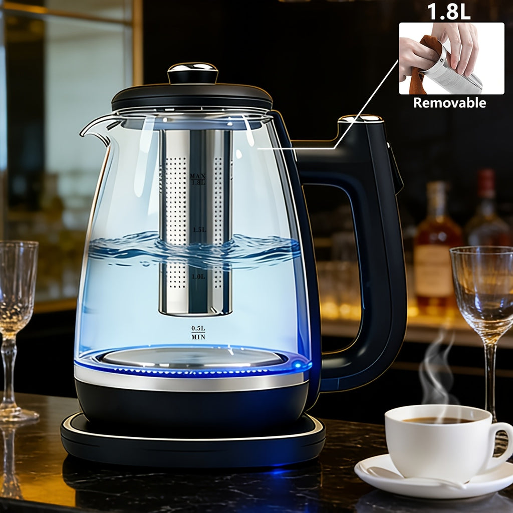 Fast Heating Electric Kettle 1150W, Hot Water Boiler with Overheat Protection and Removable Stainless Steel Filter, Easy to Clean Kettle for Tea, Coffee and Daily Drinking Water